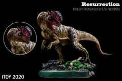 ITOY Dilophosaurus Figure with Base Animal Dinosaur Model Collections Gift Toys
