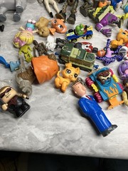 Huge Mixed Lot of Over 200 Random Toys & Figures HE MAN Anime review photos USED