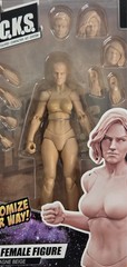 EPIC HACKS Blank Female Figure CHAMPAGNE 6″ figure BOSS FIGHT customize YOUR way
