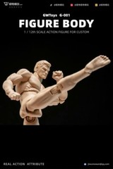 GWToys G001 1/12 Super Flexible Muscular Male Body w/Head 6″ Action Figure Doll