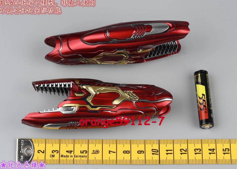 1/6 Scale MMS543D33 Avengers Endgame Iron Man MK85 Claw Blaster Accessorie 1Pair