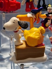 LOT OF 14 MIXED COLLECTIBLE TOY FIGURINES ACTION FIGURES MICKEY SNOOPY & MORE