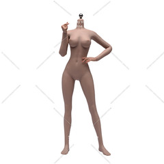 ANT T303 1/6 Female Slender Flexible Seamless Body Details For 12”Action Figure
