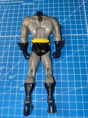 DC Comics Batman Action Figure Gray Black Yellow Comic Book Heroes Fully Jointed
