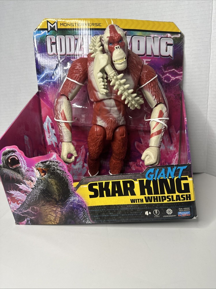 Giant Skar King with Whiplash MONSTERVERSE Playmates MIB NEW Dmgd Box