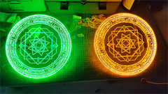 Marvel Doctor Strange Handheld 38cm LED Shine Magic Circle Disk Cosplay Props