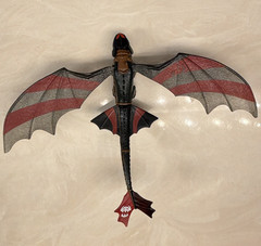 DreamWorks How To Train Your Dragon 11” Action Figure Collectible,Red/Black Wing