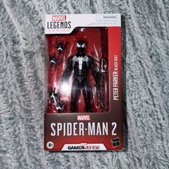 Hasbro Marvel Legends Spider-Man 2 Black Suit Peter Parker New Gamerverse Figure