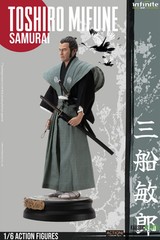 Infinite Statue X Kaustic Plastik TOSHIRO MIFUNE SAMURAI 12in Action Figure Doll
