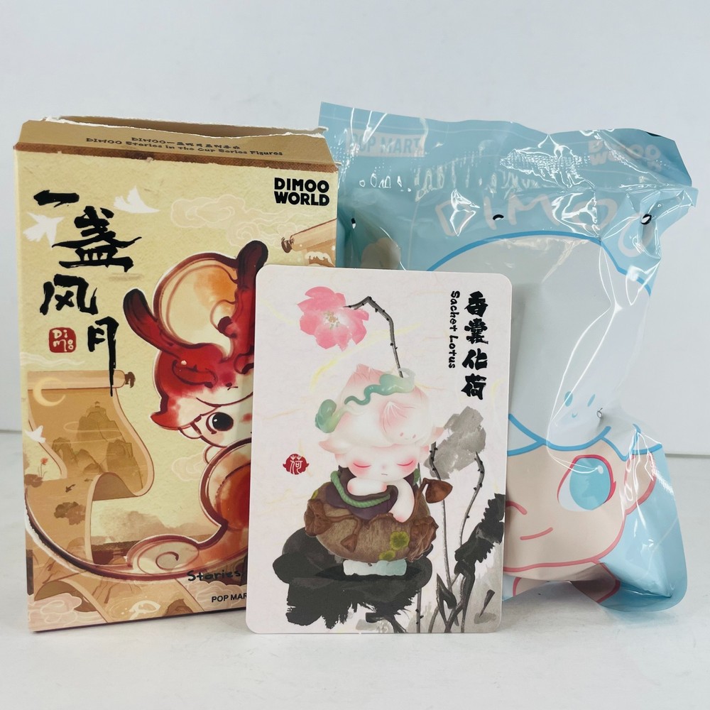 POP MART x Dimoo Stories in the Cup Series Figure – Sachet Lotus