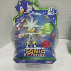 Jakks Pacific Sonic The Hedgehog 35th Anniversary Tikal And Silver 4″ Figures