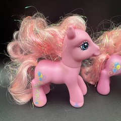 Lot of 5 G3 My Little Pony – 4 Adult 1 Baby Pinkie Pie 25th And More 2007