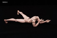 US 1/6 12″Male Man Neck Body Art Model Europe Skin Action Figure&Hands Accessory