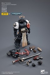 JOYTOY Warhammer 40k Black Templars The Emperors Champion Rolantus 1/18 Model