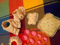 Vtg My Little Pony MLP Clothing & Accessories W/Rare Candy Heart Necklace 46 Pcs