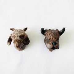 Tauntaun and Jerba Heads for 3.75 in & 6 in Figure Diorama (1:18 & 1:12 )