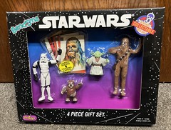 Bend-Ems Star Wars Stormtrooper Ewok Yoda Chewbacca Collectable Set New Sealed
