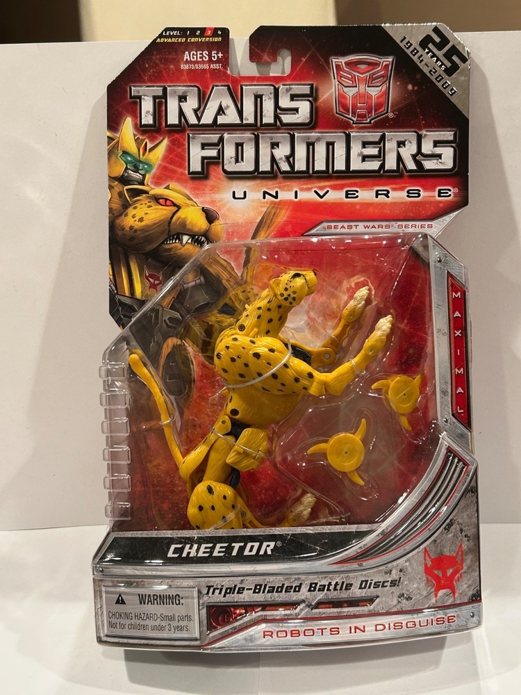 Transformers Universe 25th Anniversary Deluxe Class Cheetor Figure 2008 MOC