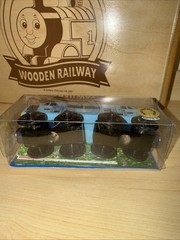 D199 ! THOMAS FRIENDS TRAIN WOODEN 1996 New ! BOX SPAMCAN ! BRITT ALLCROFT