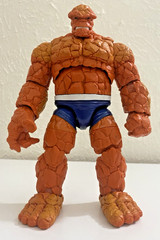 Marvel Legends The Thing Action Figure Fantastic Four Retro Wave Incomplete