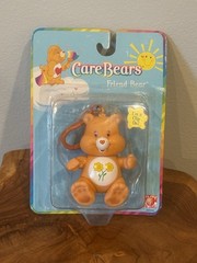 Care Bears Friend Bear Figure NIB Play Along 2002 Clip On 3.5″ Bag Clip