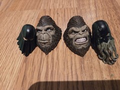 Operation Monster Force Cthulhu Bigfoot Heads Figure Loose For Customs