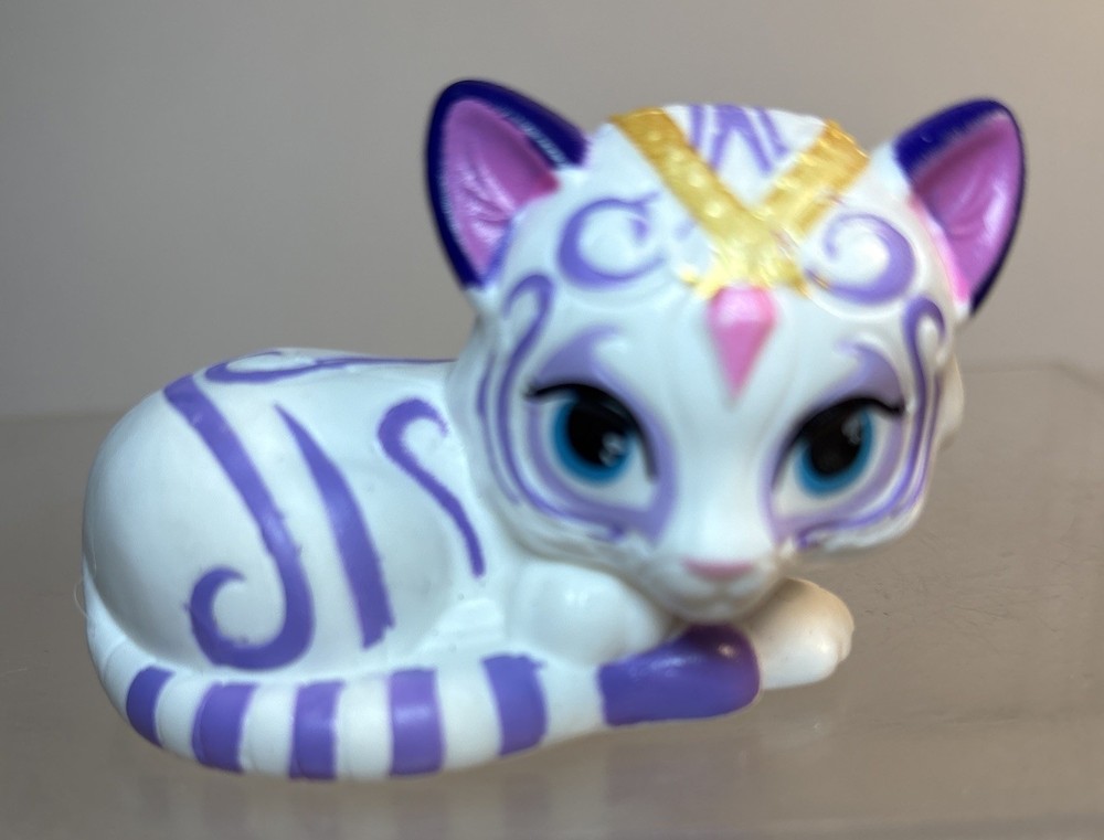Nickelodeon Shimmer & Shine Nahal White Tiger Figure 3″ PVC Toy Made Indonesia