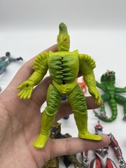Vintage Power Rangers Figure Lot Flip Head Pink Red Green Yellow Peckster Zedd