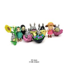 9PCS My Neighbor Totoro Studio Ghibli Cat Mini Figures Playset Kids Toy Decor