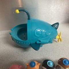 2010 Mattel Octonauts GUP A Mission Submarine + 5 Figs Peso Inkling Kwazii Dashi