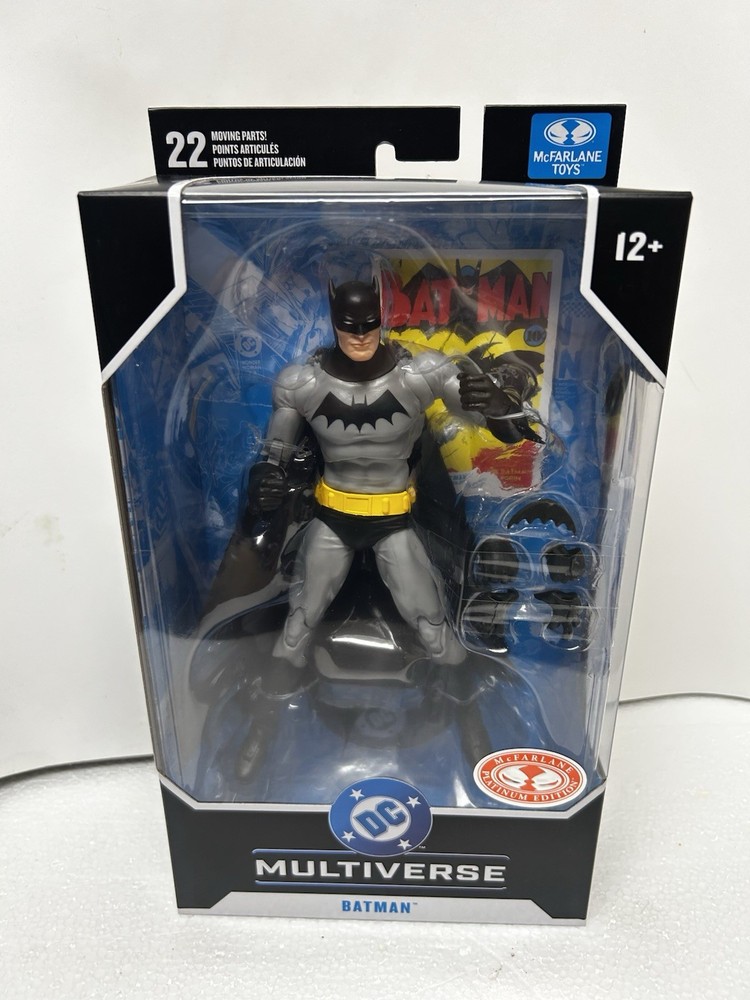 McFarlane DC Multiverse BATMAN Golden Age RED Platinum CHASE NIB