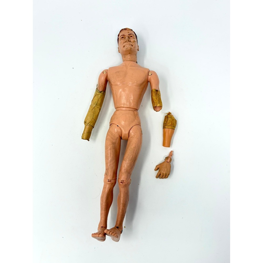 Vintage 1965 Marx All American Fighter Buddy Charlie Action Figure Parts Repair
