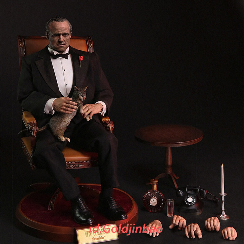 DAMTOYS The Godfather Vito Corleone Action Figure Model In Stock DMS032 1/6 Hot