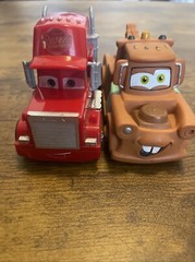 Pixar Cars Mater and Mack Die Cast / Plastic Cars Trucks – Mattel – Disney