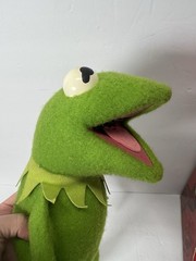 Vtg 1977 Kermit the Frog Fisher Price #850 Jim Henson Muppets Plush W/ Box