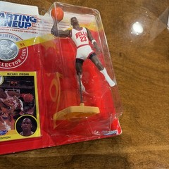 1991 Kenner Starting Lineup MIchael Jordan Special Edition Figure Coin some damg