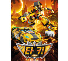 Metal Cardbot W Tachy Transforming Robot Cheetah Sports Car Korean Toy