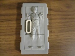 Vintage 1997 Star Wars Pizza Hut HAN SOLO CARBONITE CHAMBER PUZZLE TOY PREMIUM