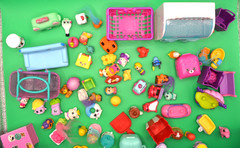 Huge Shopkins Lot Mini Figures Accessories Furniture Playsets Mixed Toy Bundle
