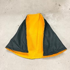 SU-C-YB: 1/12 scale Black Yellow Wired cape for 6″ action figure