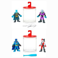 DC Super Friends Color Changers Batman/Mr. Freeze + Batman/Harley Quinn Figures