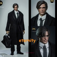 6” Atoncustom Batman Bruce Wayne Robert Pattinson 1/12 Male Action Figure Model