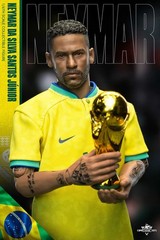 Competitive Toys 1/6 Neymar Jr Action Figure Brazil PSG Qatar World Cup 2022 New