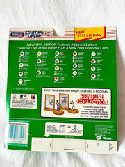Starting Lineup NEW 1991 Jeff Hostetler NY Giants with CLEAR SLU PROTECTOR CASE