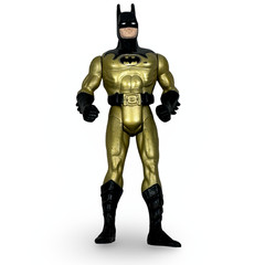 Vintage Kenner DC Comics Aero Strike Batman Action Figure 5″ Gold 1990 Loose