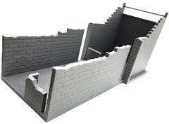 1:18 Scale TMNT Alleyway Swap Street Diorama 3D Printed Urban Display for 4-In