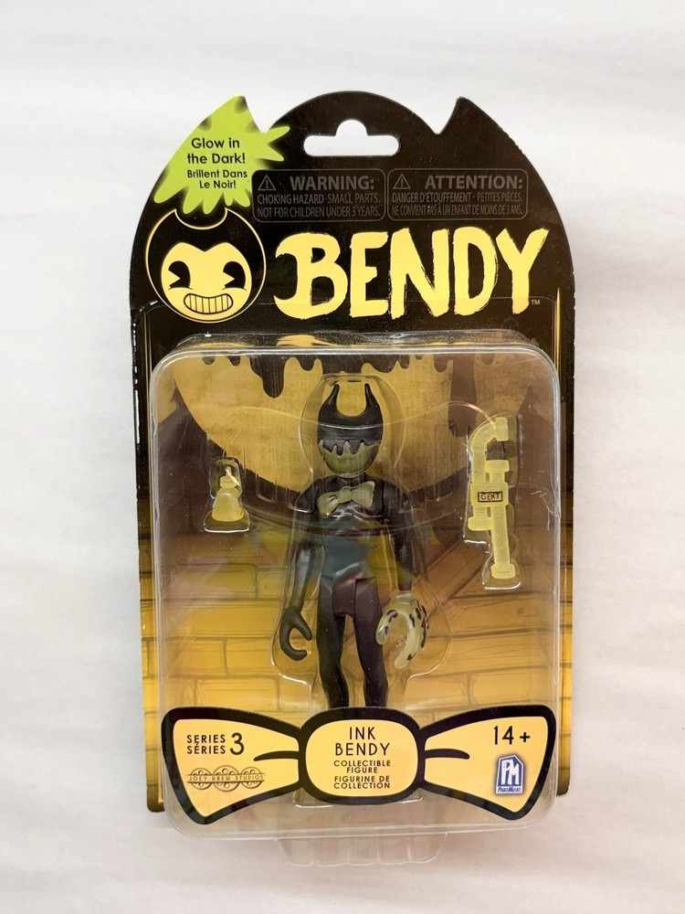Ink Bendy Series 3 Dark Revival Ink Action Figure GLOW-IN-DARK Rare