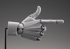 Kotobukiya Takahiro Kagami Artist Reference Hand Model 1/1 Gray Right Figure