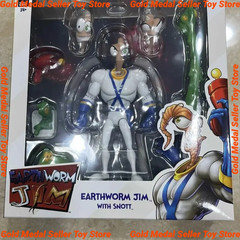Original Earthworm Jim 2.0 PDNA 1/12 Psy Crow Bob the Killer Action Figure Worm