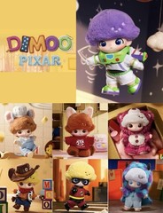 Authentic DIMOO WORLD x PIXAR Series Blind Box Figures Toy Plush Pendant Doll